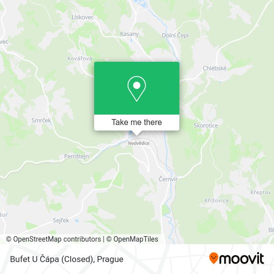 Bufet U Čápa (Closed) map