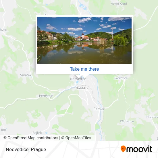 Карта Nedvědice