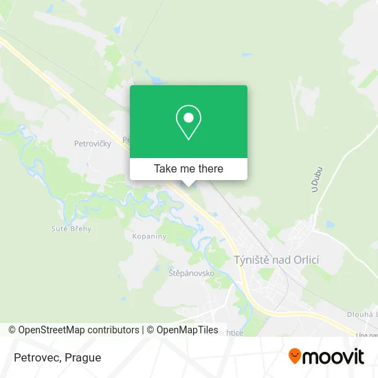 Карта Petrovec