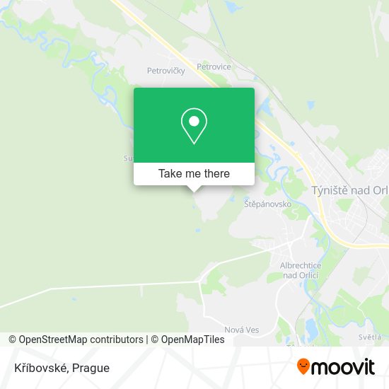 Kříbovské map
