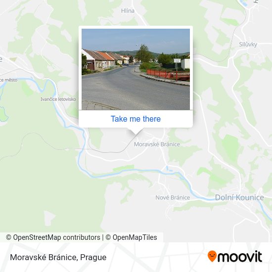 Moravské Bránice map