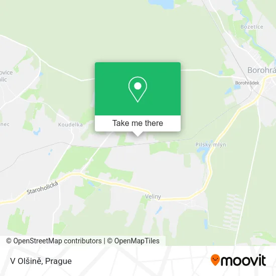 Карта V Olšině