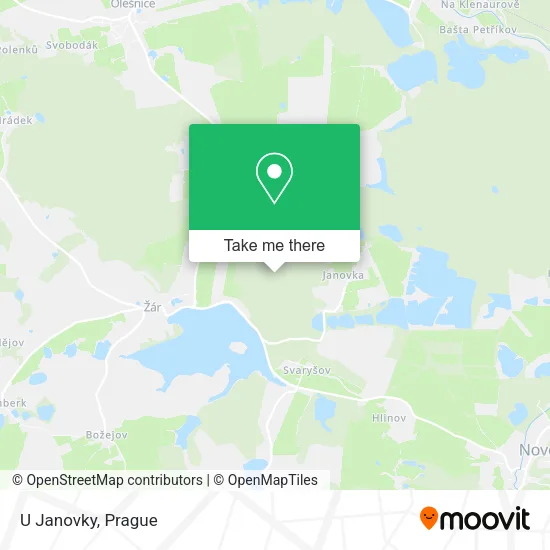 Карта U Janovky