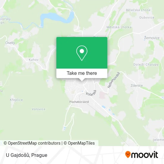 Карта U Gajdošů