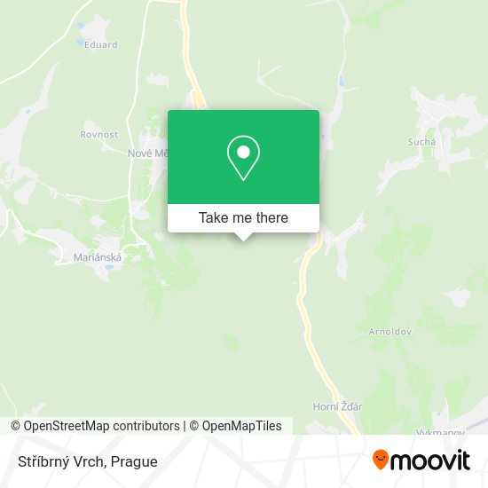 Stříbrný Vrch map