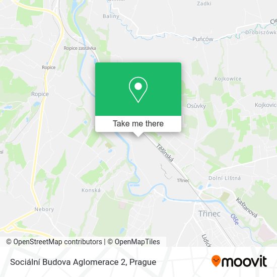 Sociální Budova Aglomerace 2 map