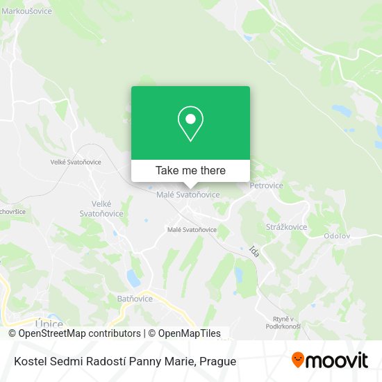 Kostel Sedmi Radostí Panny Marie map