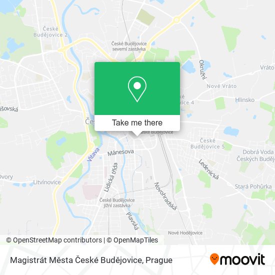 Magistrát Města České Budějovice map