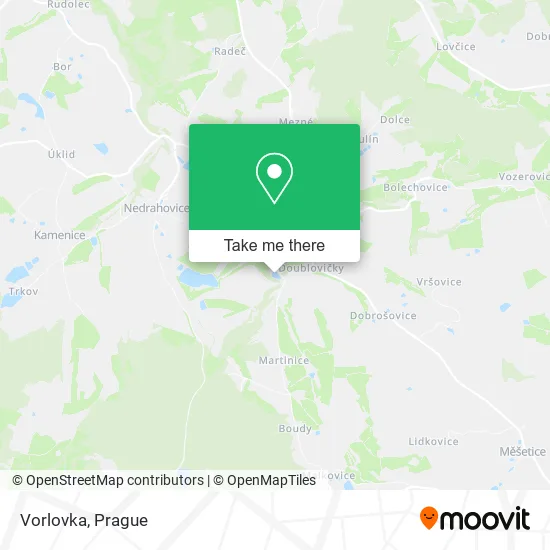 Карта Vorlovka