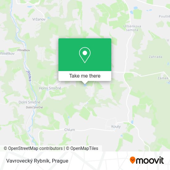 Vavrovecký Rybník map