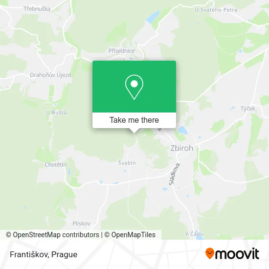 Карта Františkov