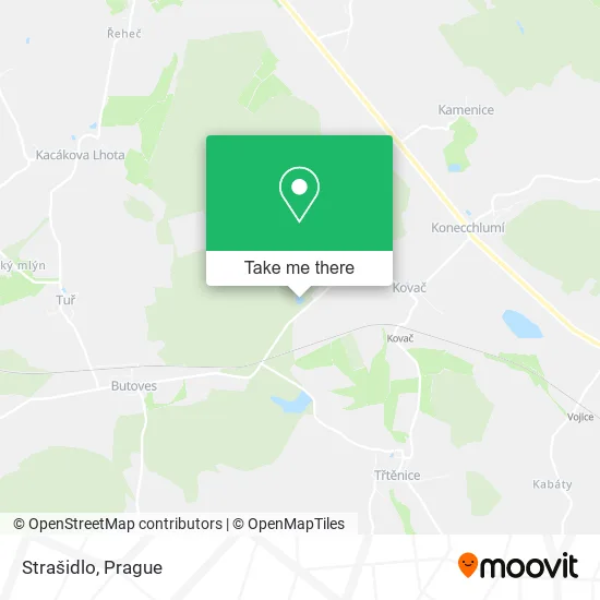 Карта Strašidlo