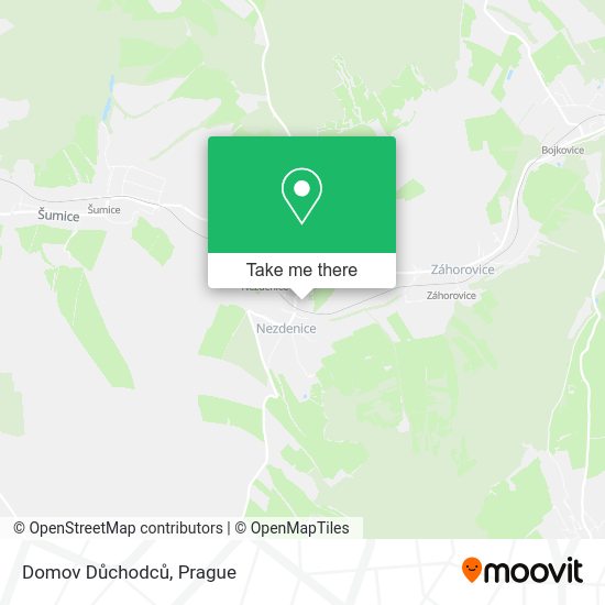 Карта Domov Důchodců