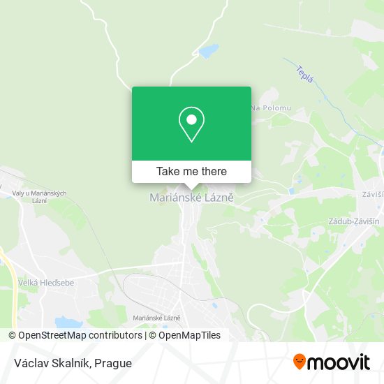 Václav Skalník map