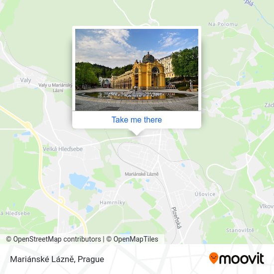 Mariánské Lázně map
