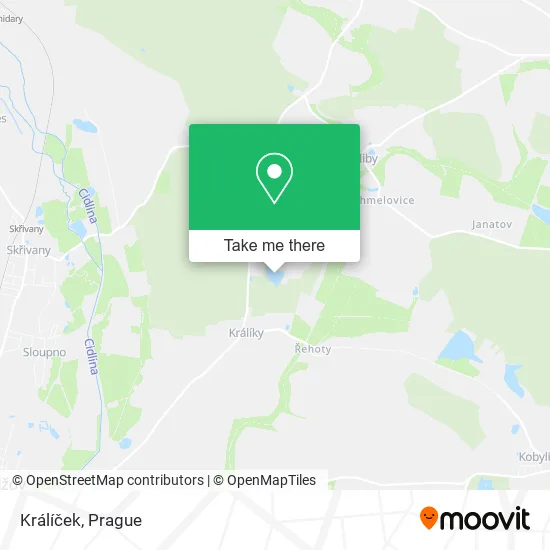 Карта Králíček