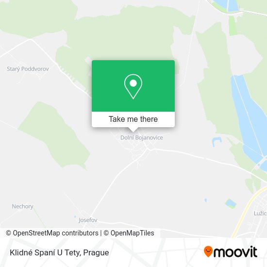 Klidné Spaní U Tety map