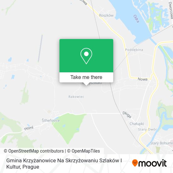 Gmina Krzyżanowice Na Skrzyżowaniu Szlaków I Kultur map