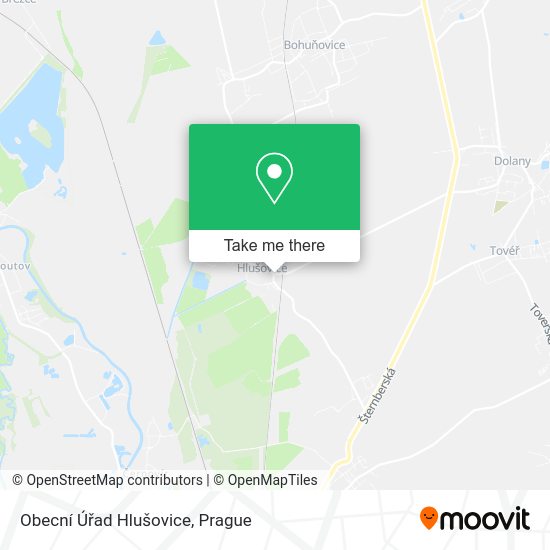 Obecní Úřad Hlušovice map