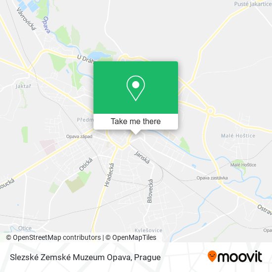 Slezské Zemské Muzeum Opava map