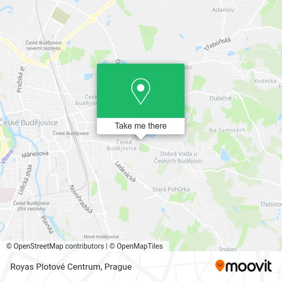 Карта Royas Plotové Centrum