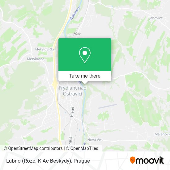 Lubno (Rozc. K Ac Beskydy) map