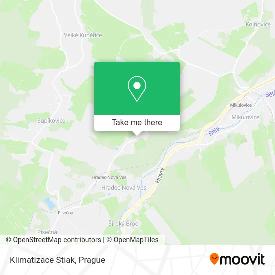 Карта Klimatizace Stiak