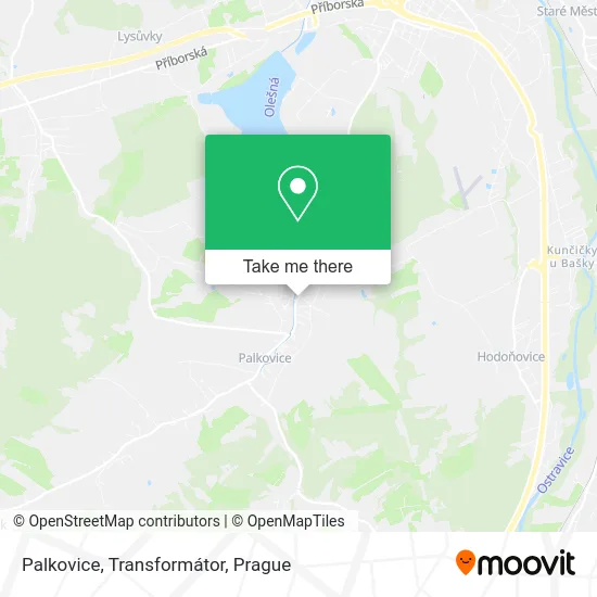 Карта Palkovice, Transformátor