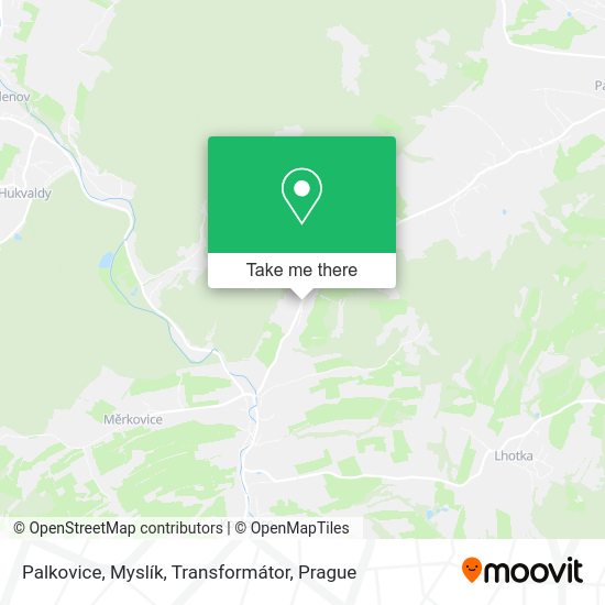 Карта Palkovice, Myslík, Transformátor