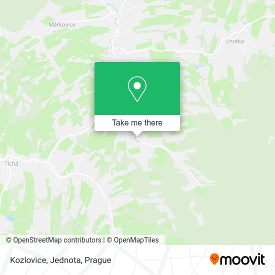 Карта Kozlovice, Jednota