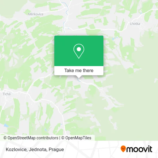 Карта Kozlovice, Jednota
