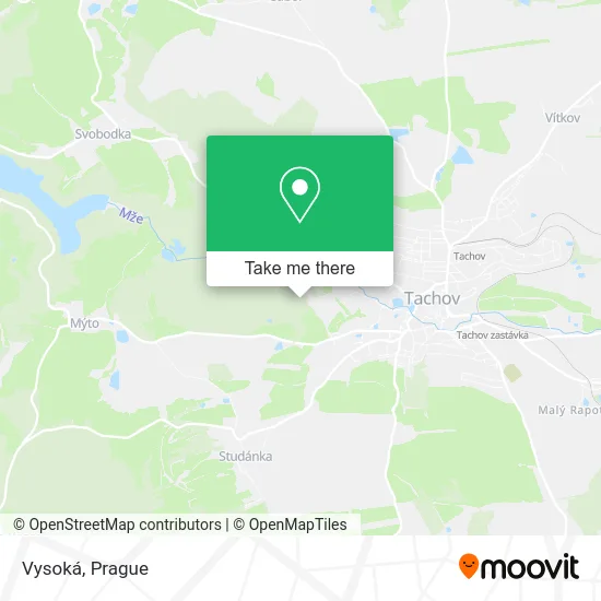 Карта Vysoká