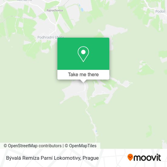 Bývalá Remíza Parní Lokomotivy map