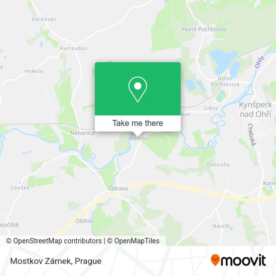 Карта Mostkov Zámek