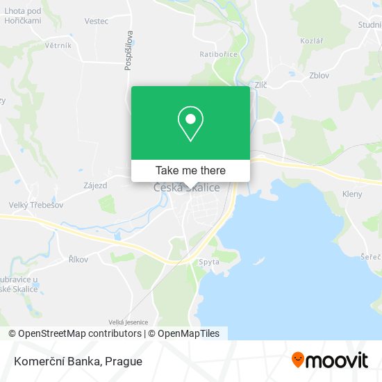 Komerční Banka map