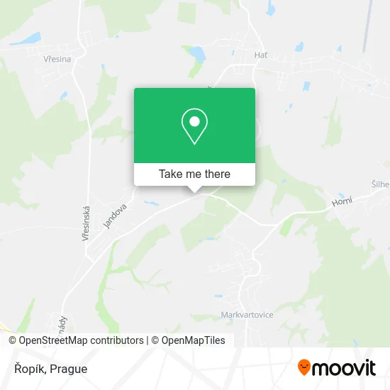 Карта Řopík