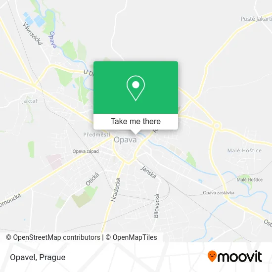 Карта Opavel
