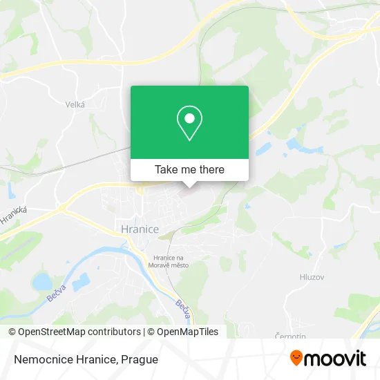 Карта Nemocnice Hranice