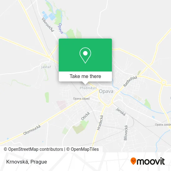 Карта Krnovská