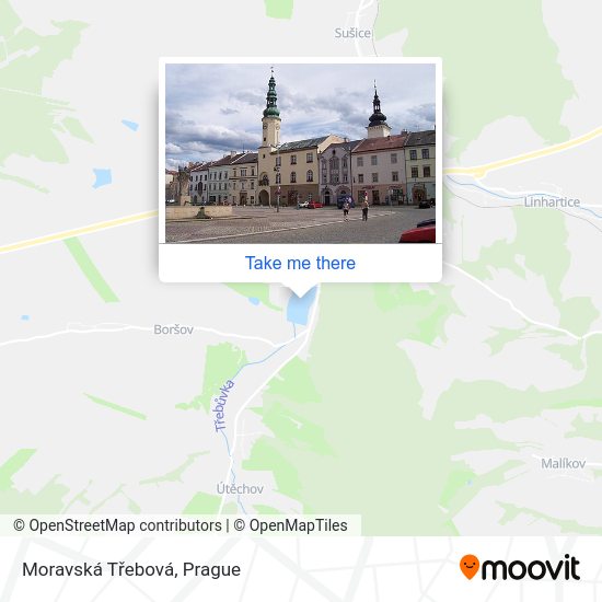 Moravská Třebová map