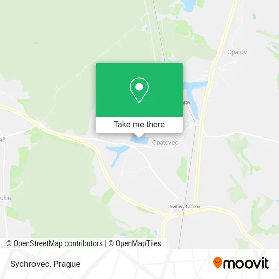 Карта Sychrovec