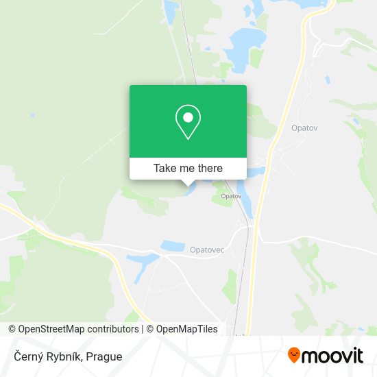 Černý Rybník map