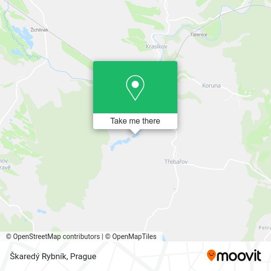 Škaredý Rybník map