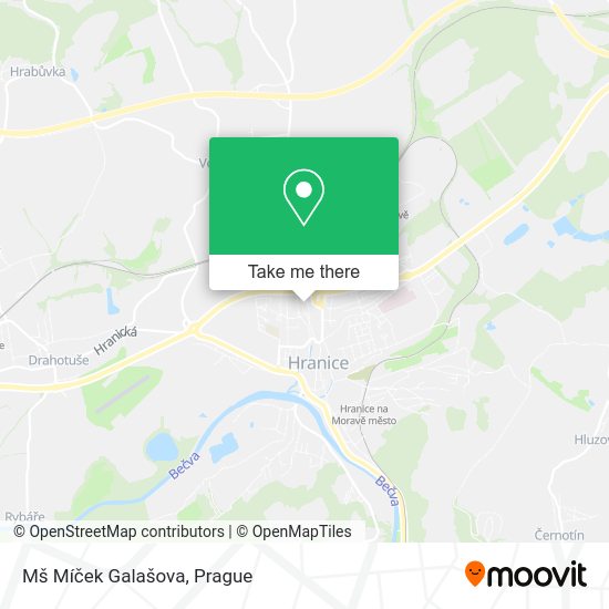 Mš Míček Galašova map