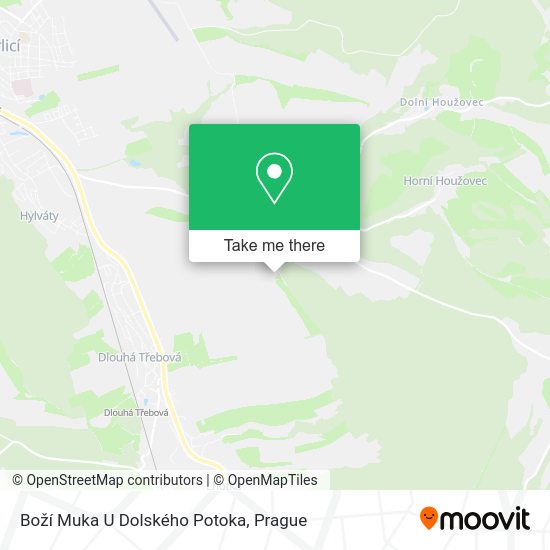 Boží Muka U Dolského Potoka map