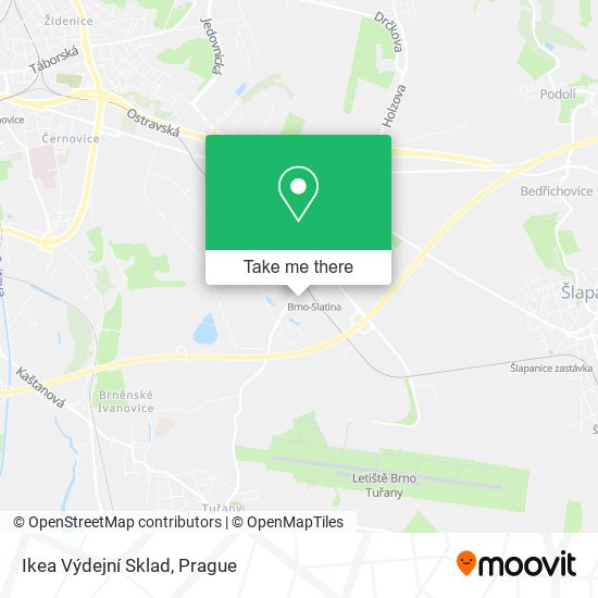 Ikea Výdejní Sklad map