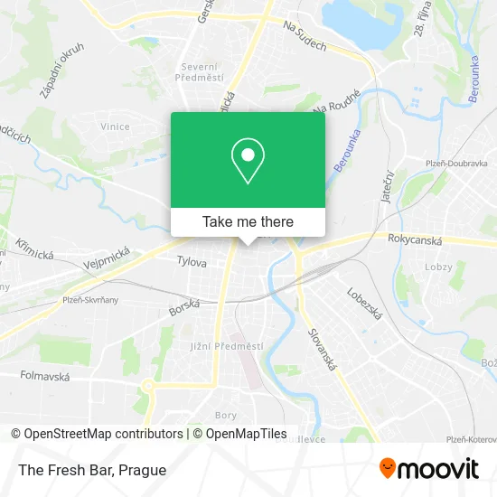 Карта The Fresh Bar