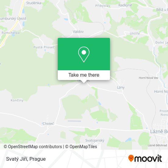 Svatý Jiří map
