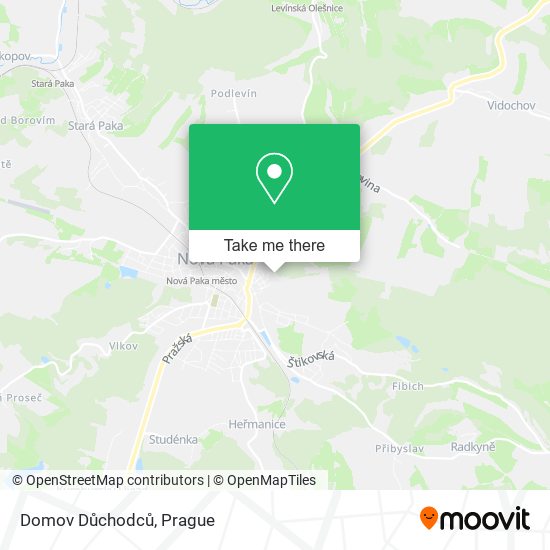 Карта Domov Důchodců