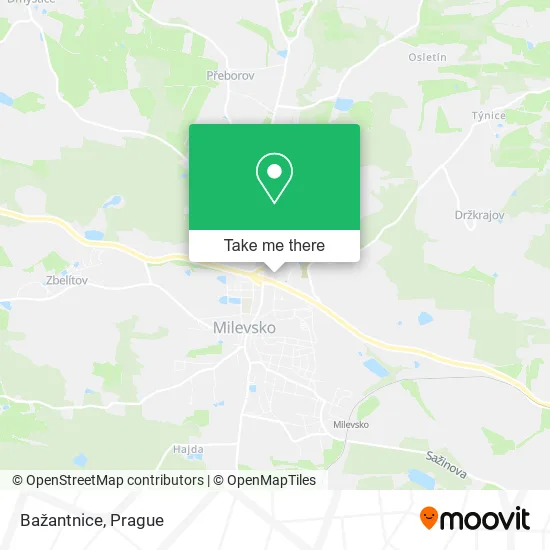 Карта Bažantnice